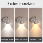 Magnetic Motion Sensor Wall Lamp Rechargeable LED House Number Light - Image 3