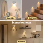 Magnetic Motion Sensor Wall Lamp Rechargeable LED House Number Light - Image 9