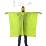 Naturehike 210T Plaid Outdoor Rain Poncho 3 In 1 Canopy Riding Travel Portable Backpacking Raincoat - Image 3