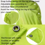 Naturehike 210T Plaid Outdoor Rain Poncho 3 In 1 Canopy Riding Travel Portable Backpacking Raincoat - Image 6