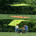 Naturehike 210T Plaid Outdoor Rain Poncho 3 In 1 Canopy Riding Travel Portable Backpacking Raincoat - Image 8