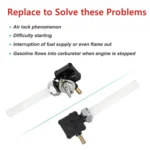 For Harley FLST FXST FLT 1995-2001 61338-94D 22mm Fuel Valve Petcock With Male Thread - Image 7