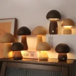 Mushroom Shape Night Light Touch Control Dimmable Bedside Atmosphere Lamp - Image 2