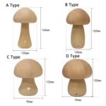 Mushroom Shape Night Light Touch Control Dimmable Bedside Atmosphere Lamp - Image 3