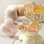 7 Compartment Mini Portable Pill Box Jewelry Sealed Storage Box - Image 2