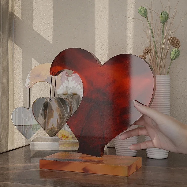 TBD06050591_B4.webp DIY Glue Double Heart-Shaped Hanging Photo Frame Display Stand Silicone Mold - Image 5