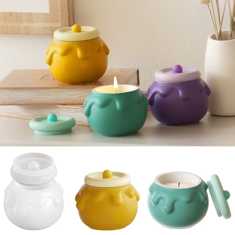 TBD06050606_B2.webp DIY Epoxy Resin Honey Jar Shaped Candle Cup Silicone Mold Storage Box Ornaments DIY Tools - Image 3