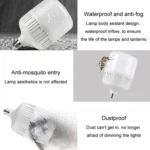 LED Light Bulb E27 Screw Energy Saving Lamp Triple Defense Bulb Home Factory Lighting - Image 5