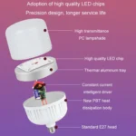 LED Light Bulb E27 Screw Energy Saving Lamp Triple Defense Bulb Home Factory Lighting - Image 8