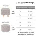 Stretch Universal All-Inclusive Stool Cover Household Seat Dust-Proof Protector - Image 7