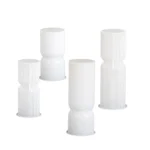 DIY Geometric Cylinder Vertical Stripe Candle Silicone Mold Resin Ornaments Mold - Image 2