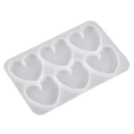 DIY Crystal Glue Heart Butterfly Pendant Keychain Ornament Silicone Mold