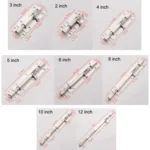 Stainless Steel Latch Door Bolt Bathroom Wooden Door And Window Anti-Theft Latch Lock - Image 4
