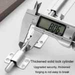 Stainless Steel Latch Door Bolt Bathroom Wooden Door And Window Anti-Theft Latch Lock - Image 9