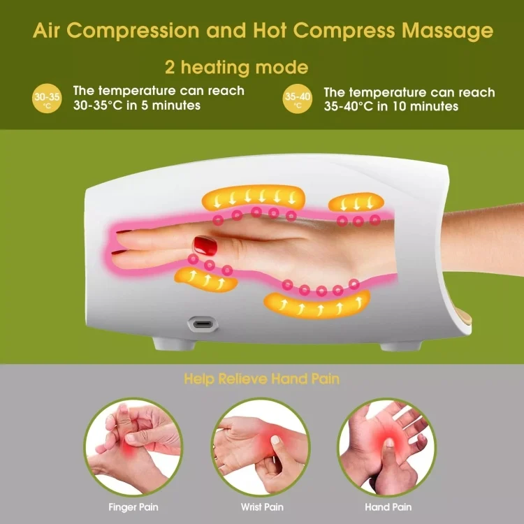 TBD06050650_B3.webp Electric Hand Massager with Heat, 3 Levels Intensity, Convex Point Massage - Image 4