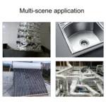 0.15mm Glass Fiber Cloth Aluminum Foil Tape Air- Conditioning Pipe Waterproof Seam Sealing Tape - Image 8