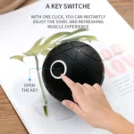 3D Vibrating Yoga Ball Muscle Relaxation Massage Fitness Ball Rechargeable Handheld Silicone Massage Ball - Image 5