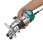 MOYI Aluminum Body Multifunctional Small Electric Woodworking Carving Slotting Trimming Machine - Image 6