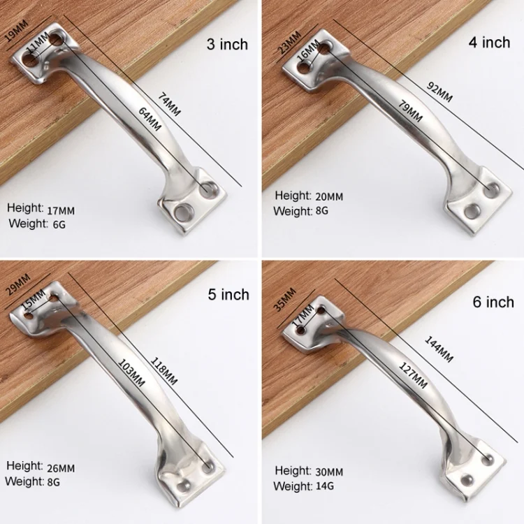TBD06050659_B3.webp Bow-Shaped Stainless Steel Door Handle Simple Window And Cabinet Drawer Handle - Image 4