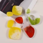 5pcs DIY Crystal Epoxy Earrings Silicone Mold Pendant Jewelry Mold - Image 6