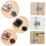 Stainless Steel Rotate Bolt Latch Anti-Theft Security Bathroom Door Lock Spring Latch - Image 2