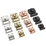 Stainless Steel Rotate Bolt Latch Anti-Theft Security Bathroom Door Lock Spring Latch - Image 3