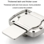 Stainless Steel Rotate Bolt Latch Anti-Theft Security Bathroom Door Lock Spring Latch - Image 6