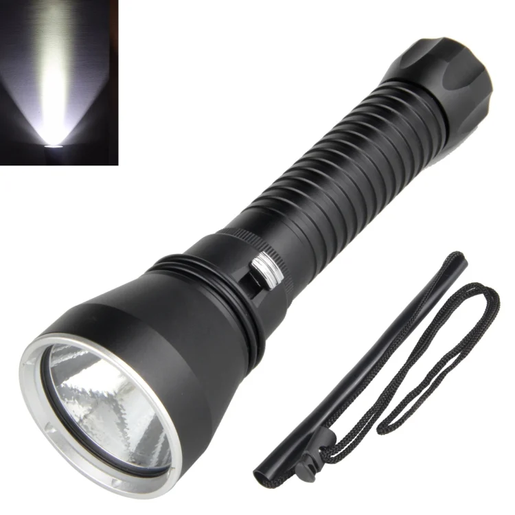 XHP70.2 Diving Flashlight 3000 Lumens IPX8 Waterproof Underwater 80m
