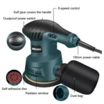 MOYI Small Polishing Sandpaper Machine Woodworking Electric Disc Sander - Image 4