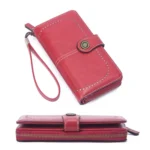 Women Zipper Long Money Clip Capacity Clutch Bag - Image 4