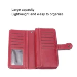 Women Zipper Long Money Clip Capacity Clutch Bag - Image 6