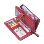 Women Zipper Long Money Clip Capacity Clutch Bag - Image 7