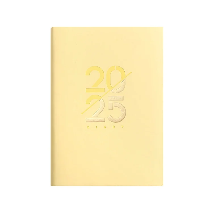 2025 Calendar A5 Planner Soft Leather Daily Planner Notebook