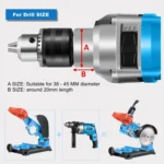 MOYI Small Multifunctional Modified Table Saw Electric Drill Angle Grinder Fixed Bracket - Image 7