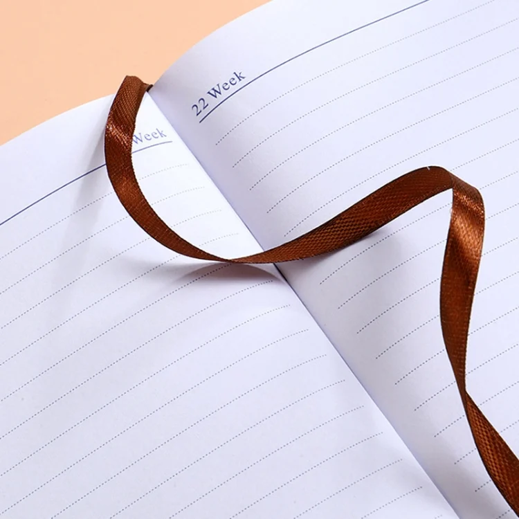 TBD06050674_B5.webp 2025 A5 Planner Notebook with Calendar Leather English Schedule 312 Inner Pages  With Month Index - Image 6