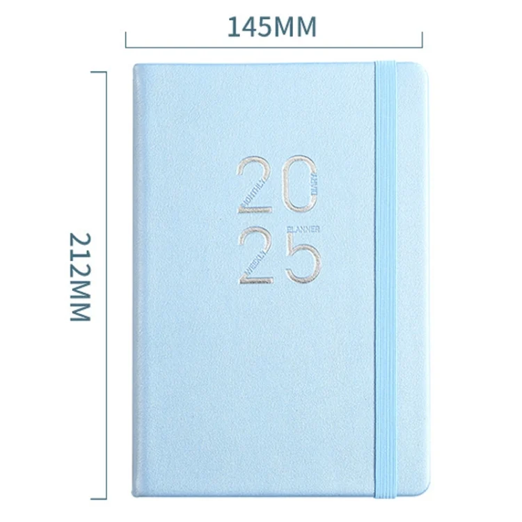 TBD06050674_B8.webp 2025 A5 Planner Notebook with Calendar Leather English Schedule 312 Inner Pages  With Month Index - Image 9