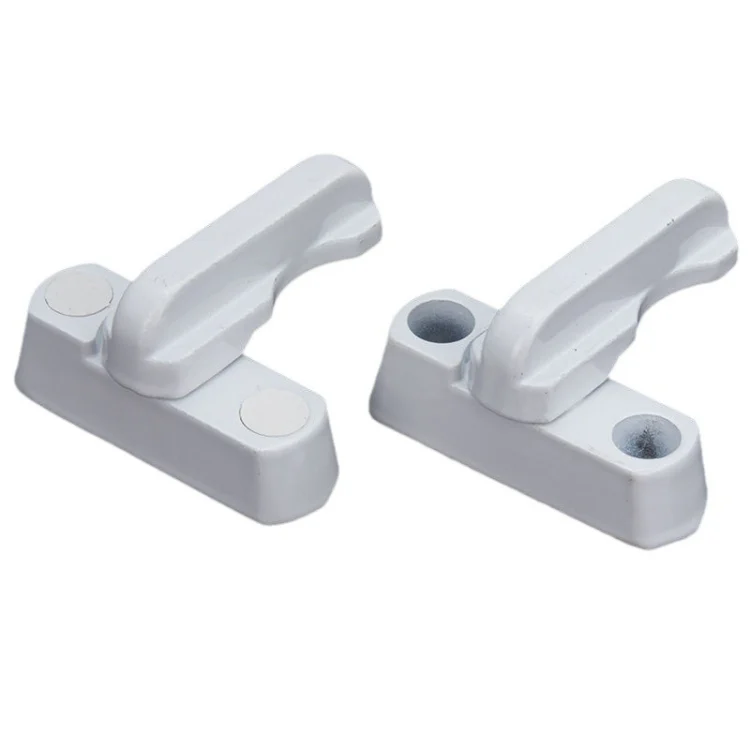 T-type Window Lock Plastic Steel Hasp Security Anti-theft Door Lock