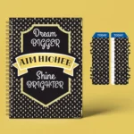 A5 2025 English Coil Calendar Notebook Diary Work Plan Book