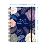 A5 2025 English Coil Calendar Notebook Diary Work Plan Book - Image 2