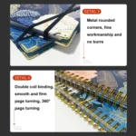 A5 2025 English Coil Calendar Notebook Diary Work Plan Book - Image 7