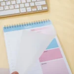 Daily Planner Covered Notebook With Dividers Student Study Schedule Coil Notebook - Image 4