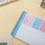 Daily Planner Covered Notebook With Dividers Student Study Schedule Coil Notebook - Image 5