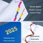 2025 A5 Agenda Book Planner Notebook 304 Pages Daily Office Diary - Image 8