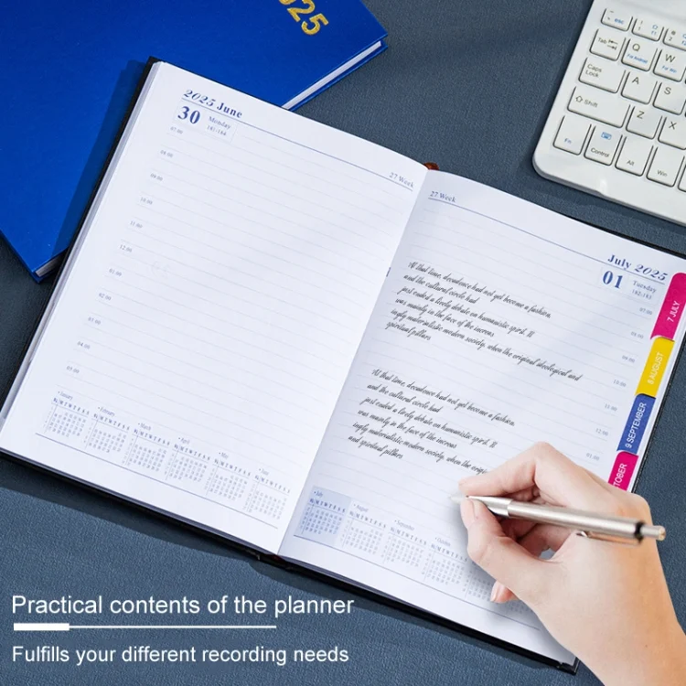 TBD06050686_B8.webp 2025 A5 Agenda Book Planner Notebook 304 Pages Daily Office Diary - Image 9
