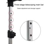 Carpenter Telescopic Decoration Support Pole Cabinet Installation Hoisting Lifting Bracket - Image 5