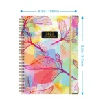 2025 English Notebook A5 Coil Notepad 365 Day Work Schedule Diary - Image 3