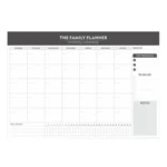 Tear-Off English Notebook Time Management Handbook Student Weekly Planner