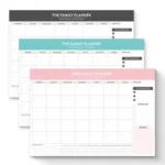 Tear-Off English Notebook Time Management Handbook Student Weekly Planner - Image 2