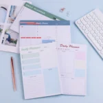 A5 120 Pages Magnetic Day Planner Sticky Note Book Tearable Notebook Management Workbook - Image 2