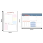 A5 120 Pages Magnetic Day Planner Sticky Note Book Tearable Notebook Management Workbook - Image 3